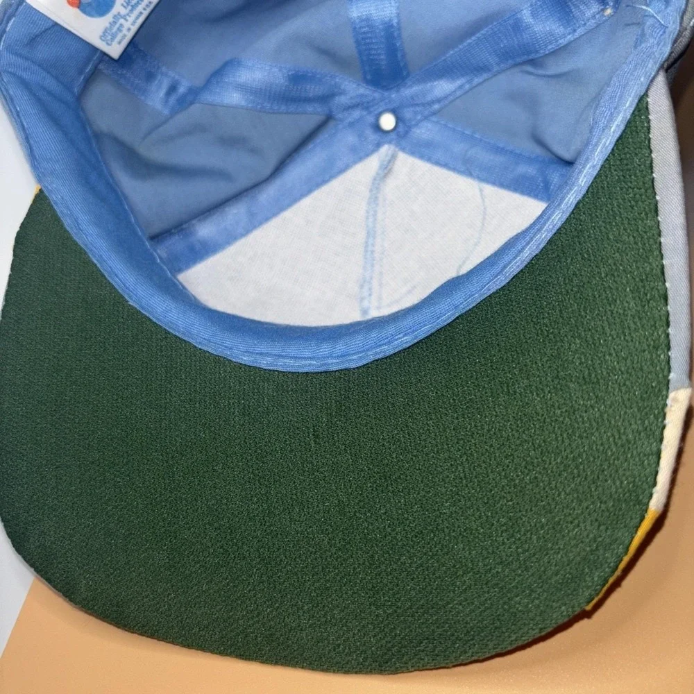 Vintage UCLA Bruins Snapback Hat Blue Yellow Side Liner‎ Cap 90s OSFA